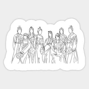 Moon Lover's: Scarlet Heart Ryeo Brothers Sticker